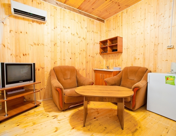 Коттедж 2-местный 2-комнатный повышенной комфортности - Пансионат «Сосновая роща» Пицунда