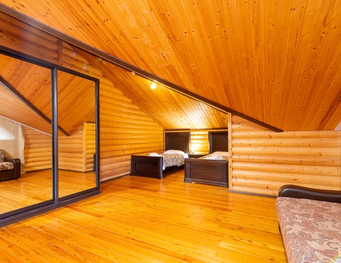 Стандартный 3-местный 1-комнатный "мансардный", корпус 3, этаж 3 - Пансионат «Сосновая роща» Пицунда